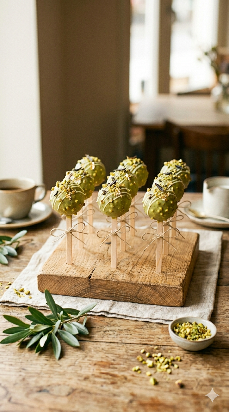 Pistachio Cake Pops