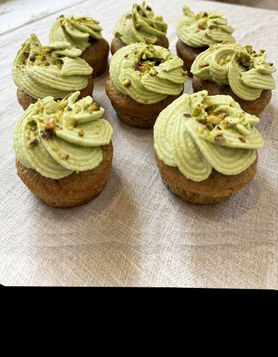 Pistachio Mini Cupcakes - Image 1
