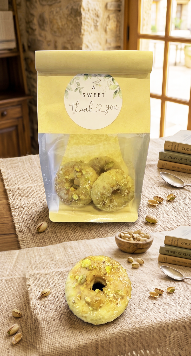 Mini Pistachio Donuts