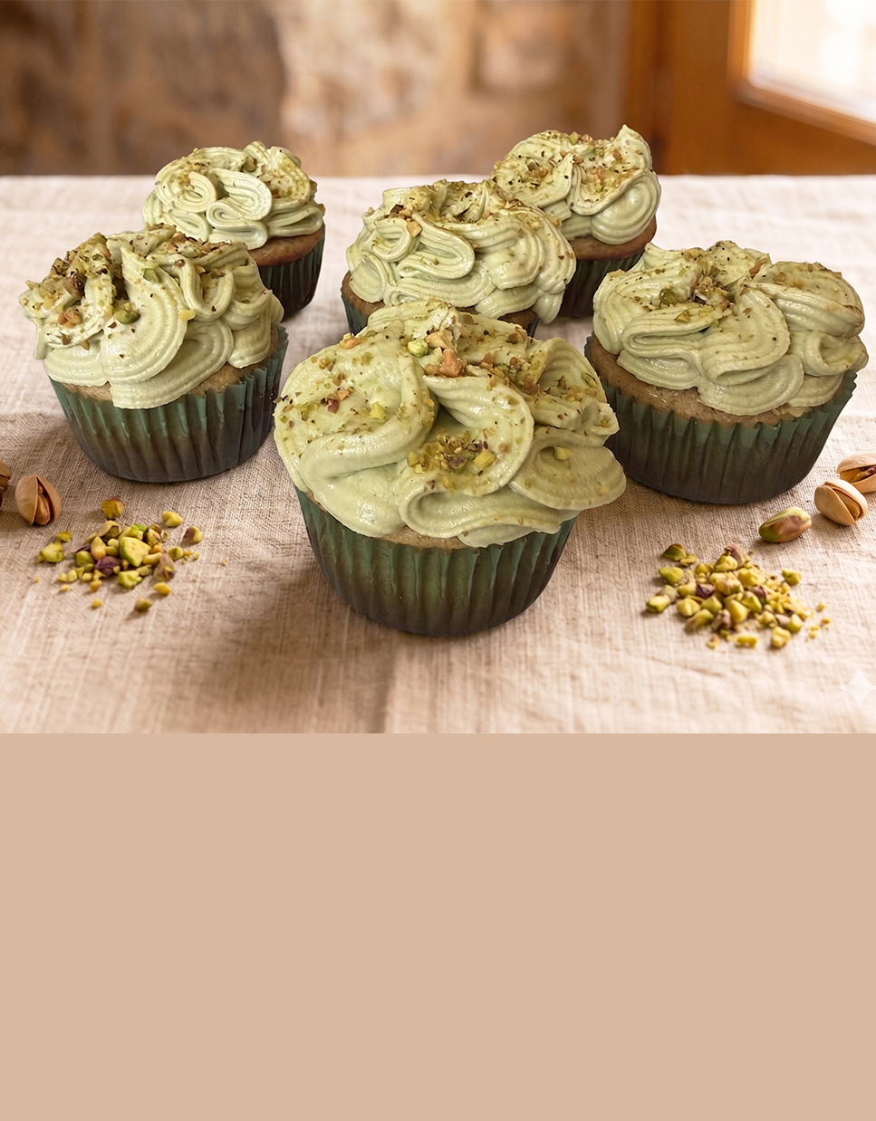 Pistachio Cupcakes - Image 1
